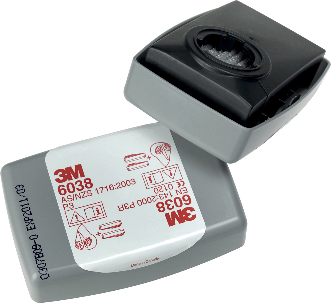 3M Partikelfilter, P3 R 6038 (Paar)
