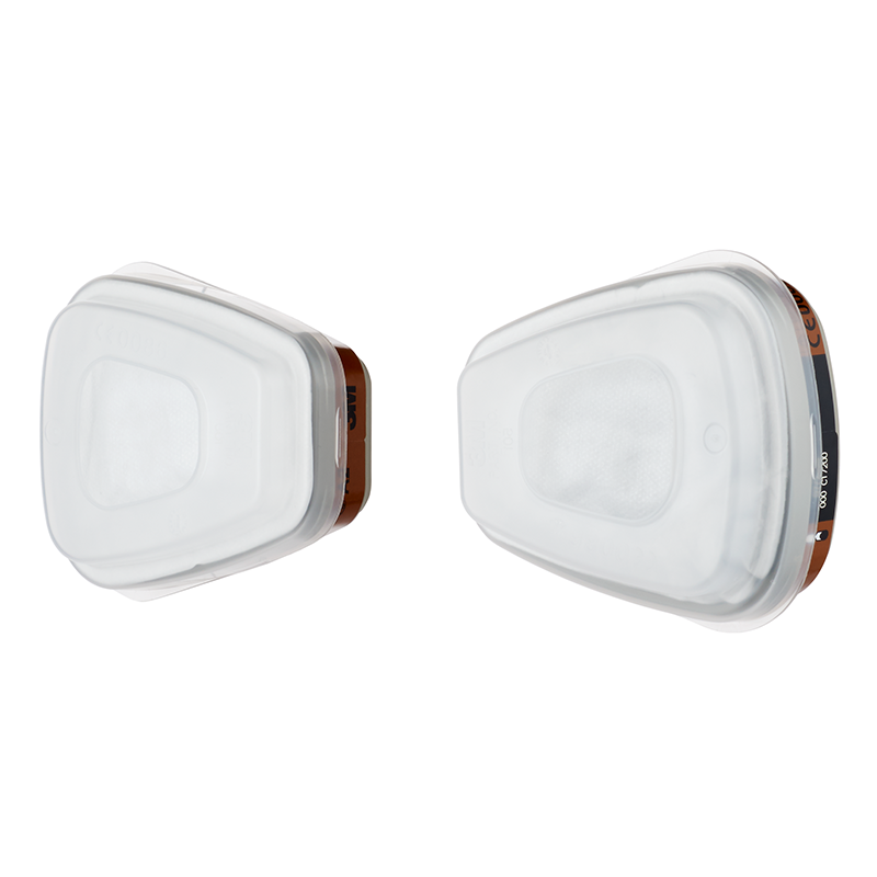 3M Filter für Farbspritzarbeiten 6002 CR, A2P2, 1 Set