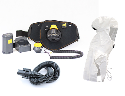 Ready-Pack e-breathe Smartblower (Zweifilter-System) - mit PM Laborhaube AV 