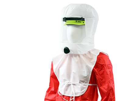 e-breathe Multi-Hood Limited-Use (weiß) mit Helmhalterung