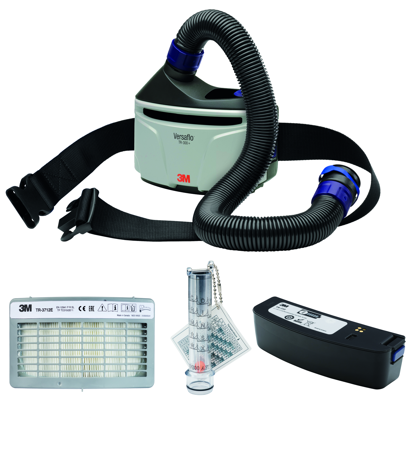 3M Versaflo TR-315E+ - Atemschutzgebläse - Starter-Pack (ohne Kopfteil)