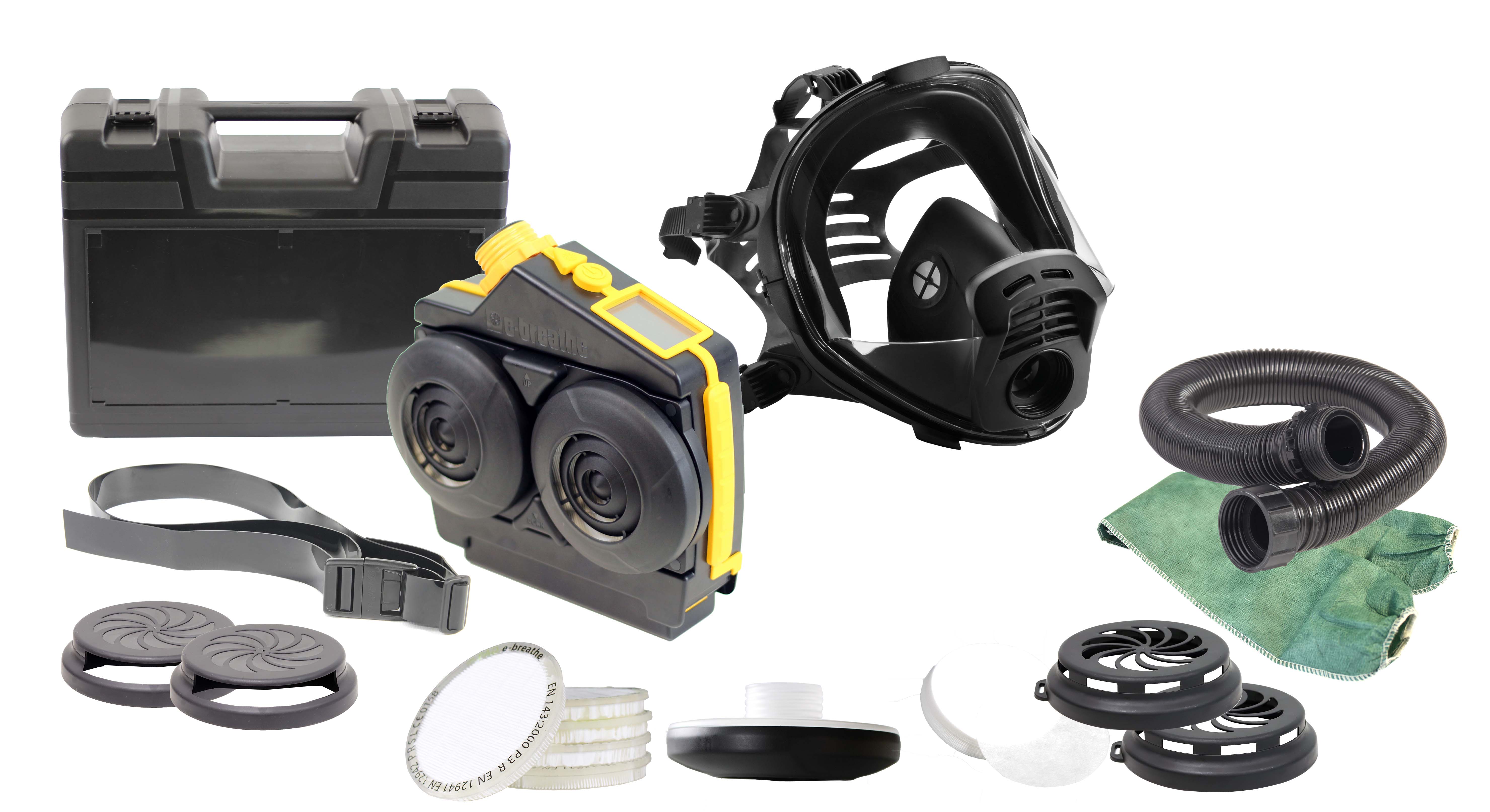 Ready-Pack e-breathe e-Flow PAD-Box ASBEST / PM Vollmaske Panarea Pro + Koffer